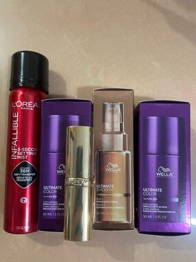 3 Wella Professional Ultimate Color Hair Treatment, L’Oréal Lipstick 601